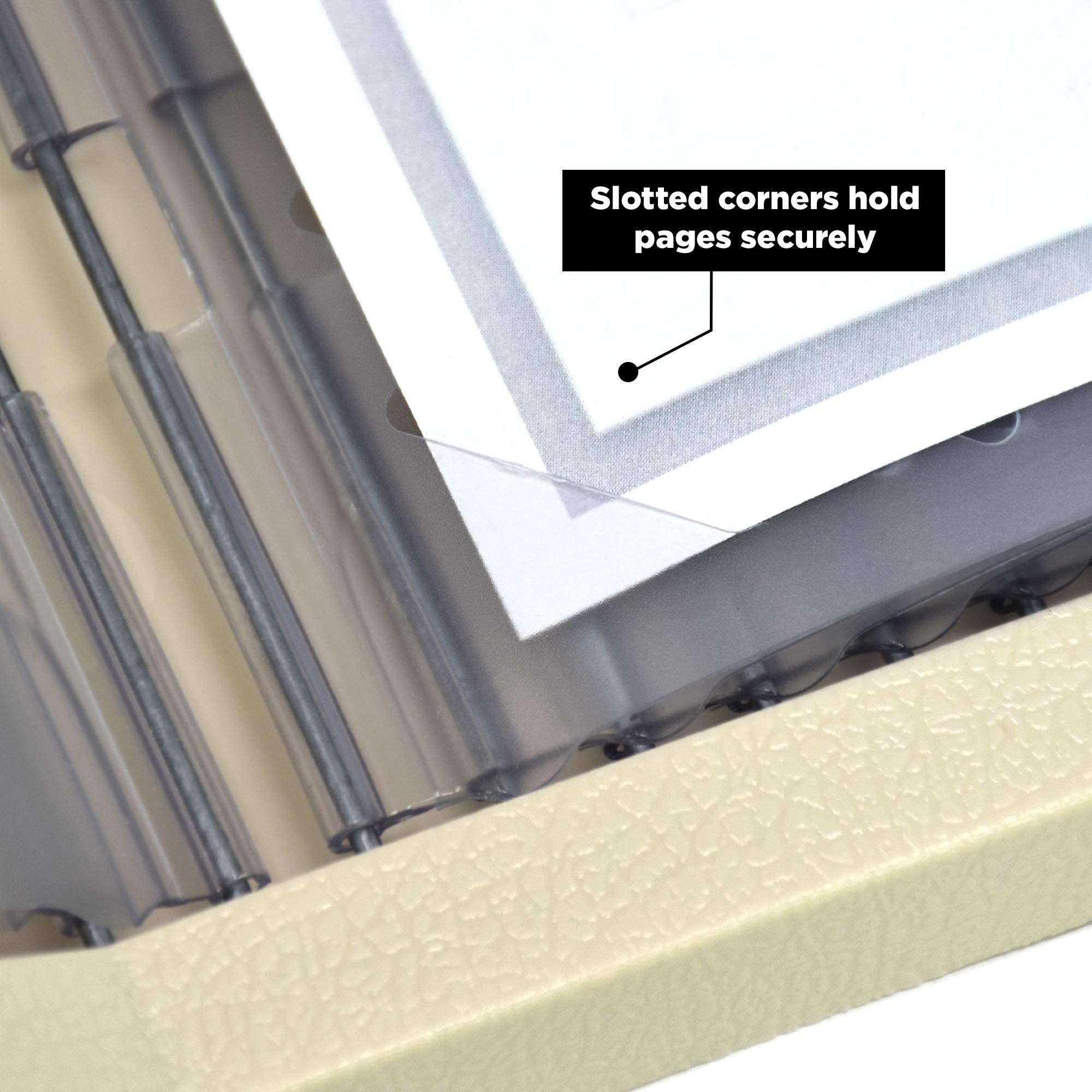 Carstens 16-Pocket Kardex-Visitray Document Filing System for 8" x 5" Sheets, Blue - Image 5