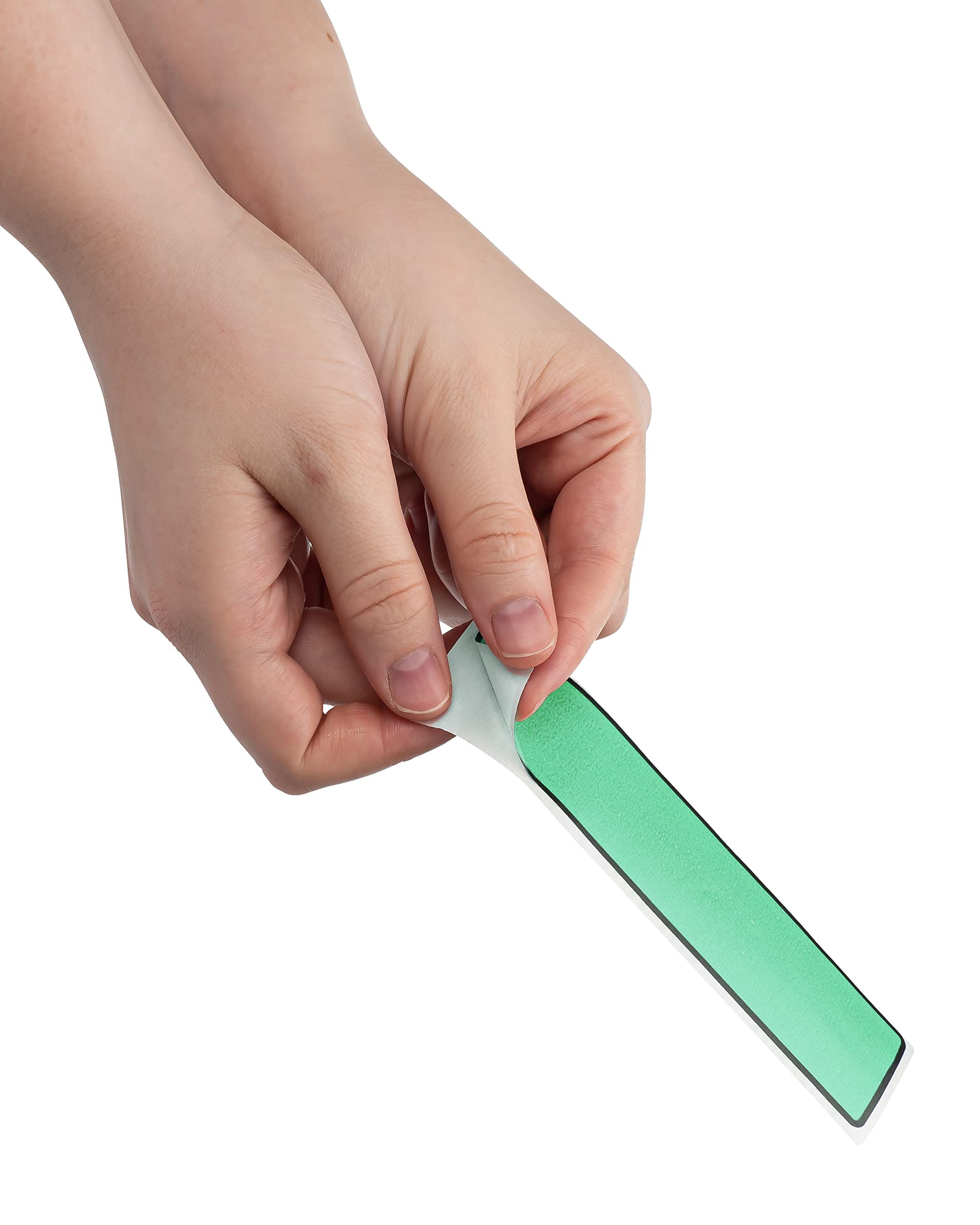 Carstens Adhesive Sticker Labels, 5 3/8” x 1 3/8”, Binder Labels for 1.5” – 4” Ring Binder Spines, Aqua, Roll of 200 - Image 3