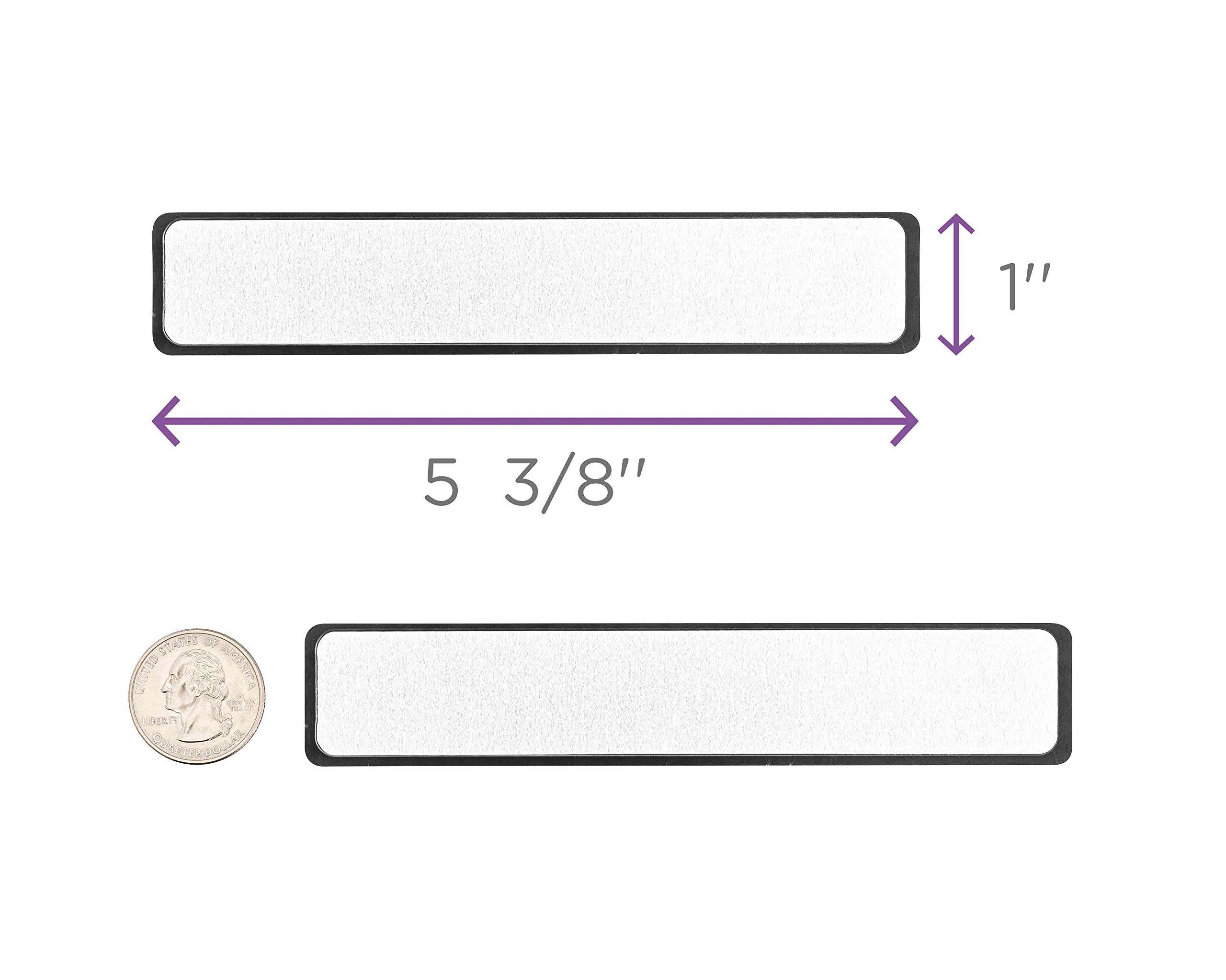 Carstens Adhesive Sticker Labels, 5 3/8” x 1”, Binder Labels for 1” Ring Binder Spines, White, Roll of 200 - Image 4