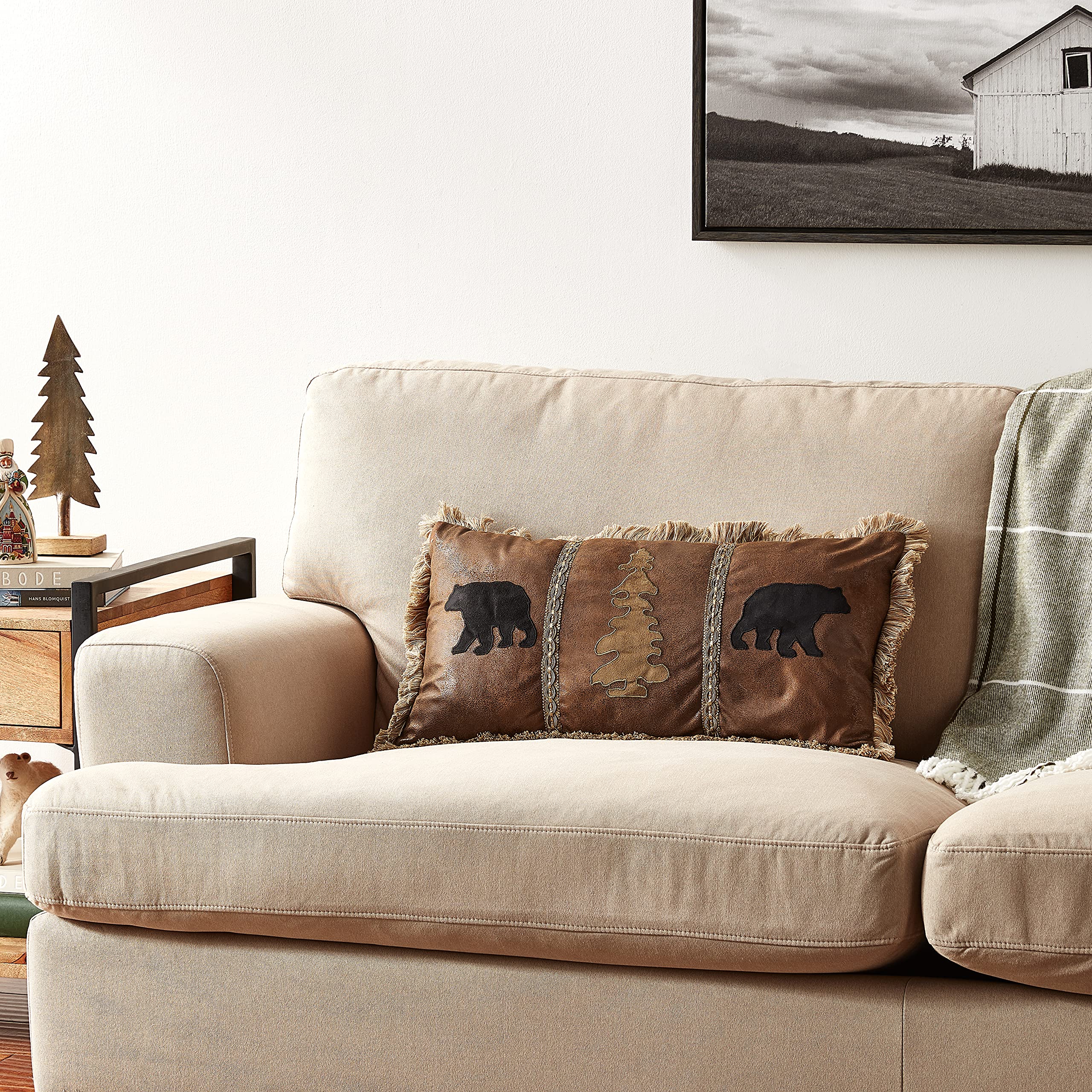 Carstens Bear Tree Bear Pillow,Brown - Image 6