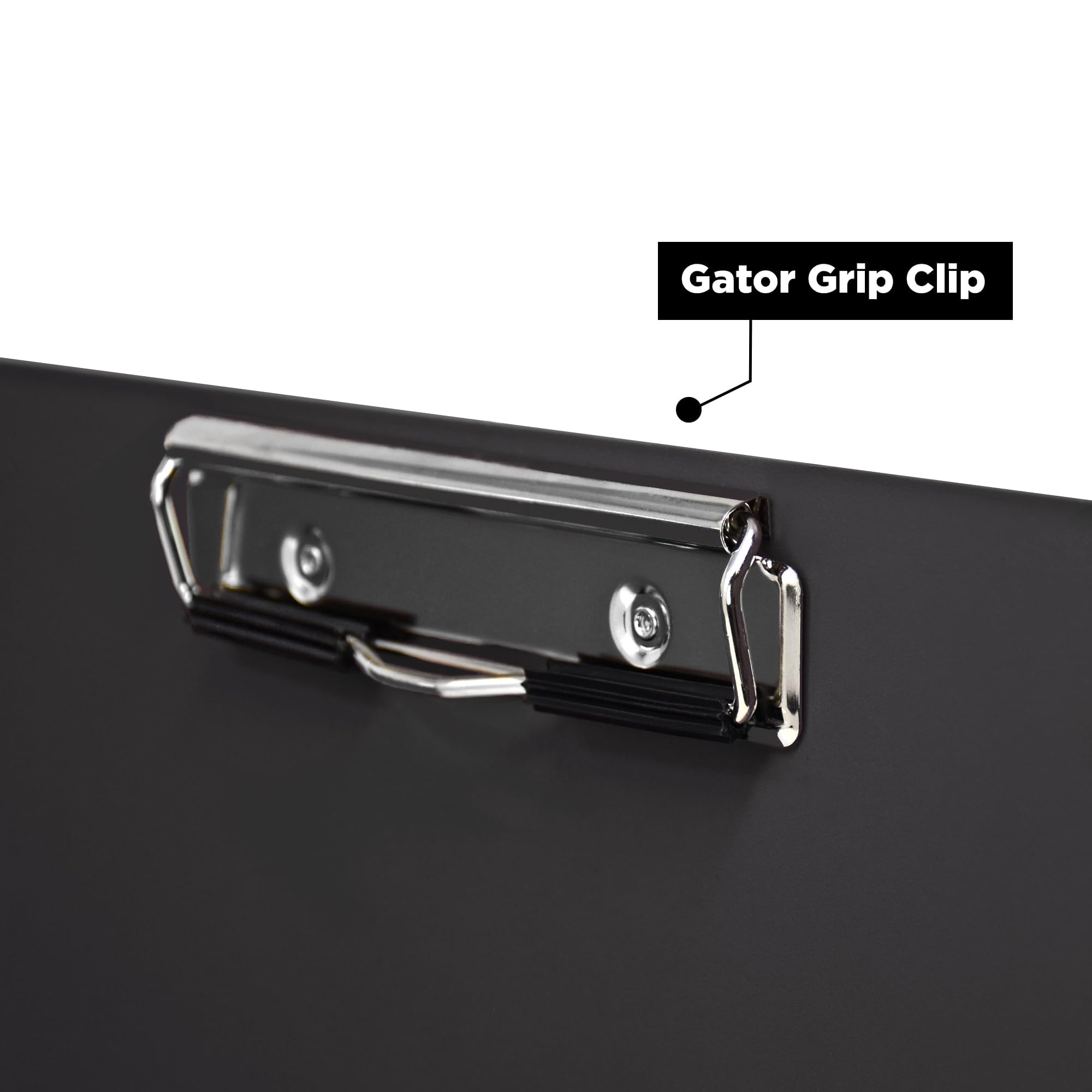 Carstens Confidential Heavy Duty Low-Profile Clipboard with Cover – Plastic, Black - Image 6