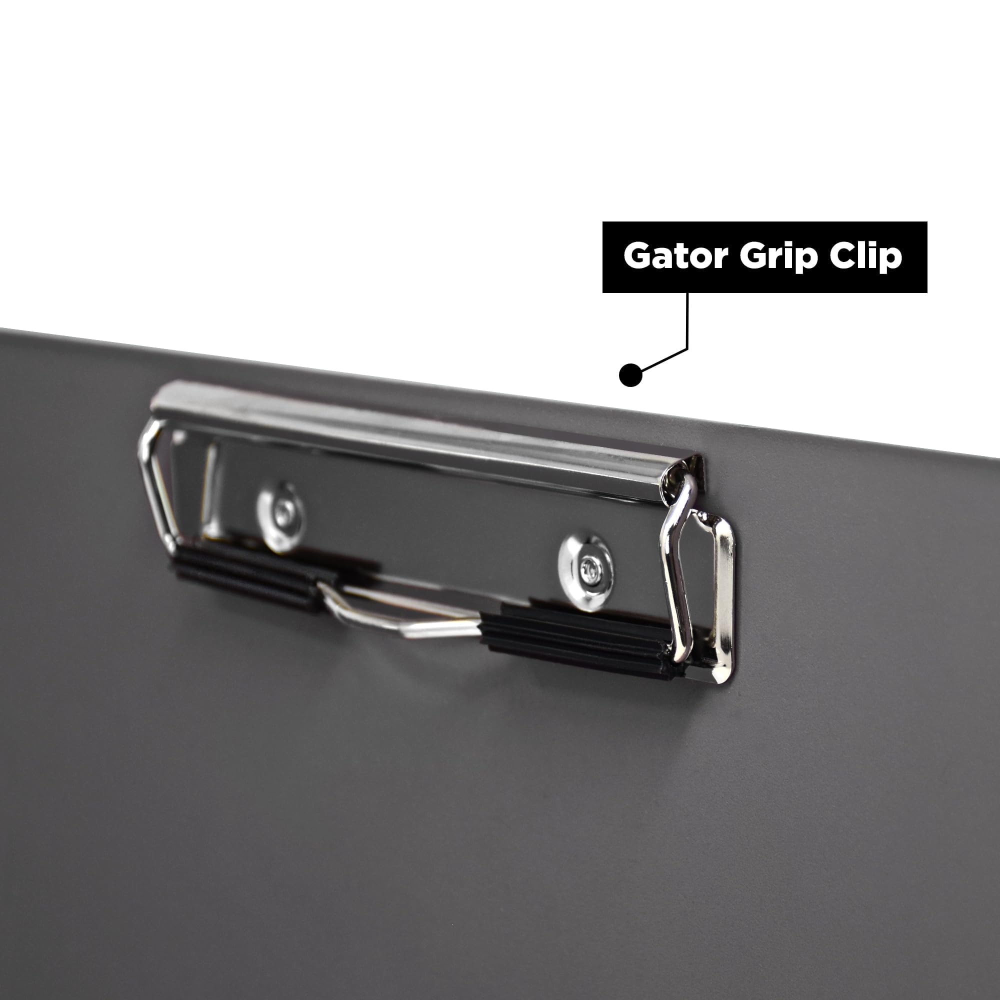 Carstens Emergency Department Heavy Duty Low-Profile Clipboard with Cover – Plastic, Charcoal Gray - Image 6