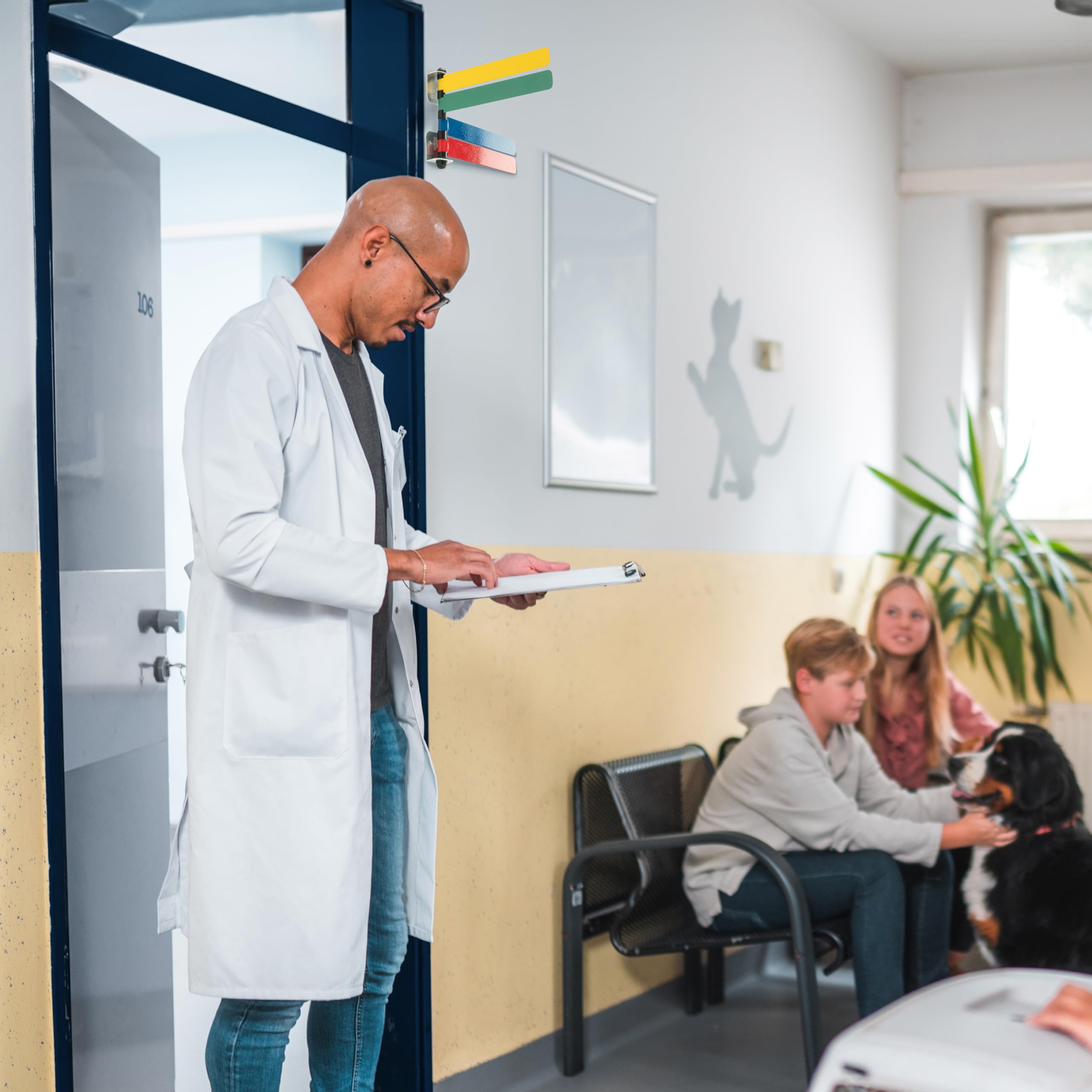 Carstens Exam Room Status & Signal Flags – 3 Flags, Red, Blue, Green - Image 5