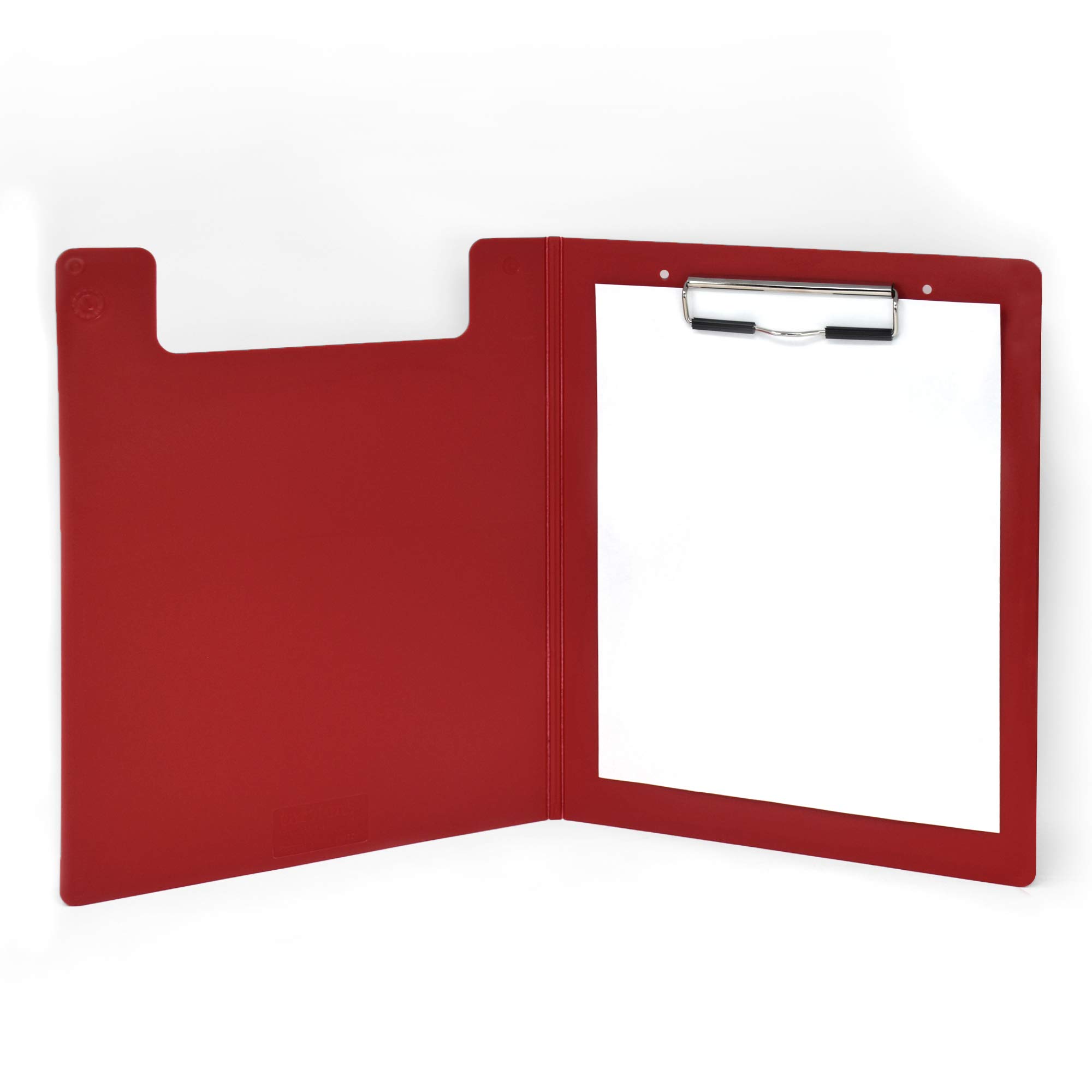 Carstens Paper Charting Toolkit with Privacy Clipboards (Set of 10), Including 5-Tab Blank Plastic Dividers, Divider Set Posts and ID Cards, Red - Image 3