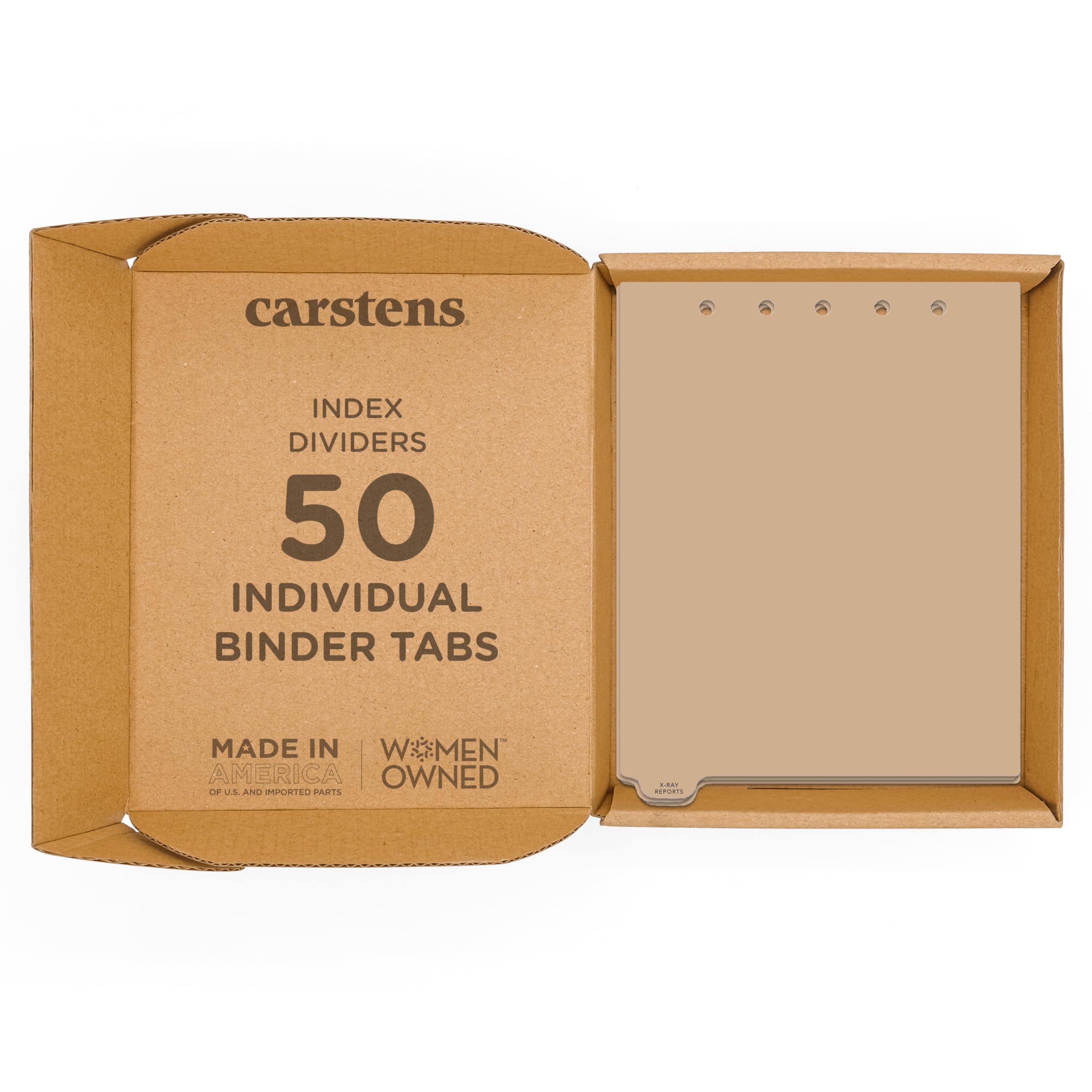 Healthcare Top Opening Divider Tabs