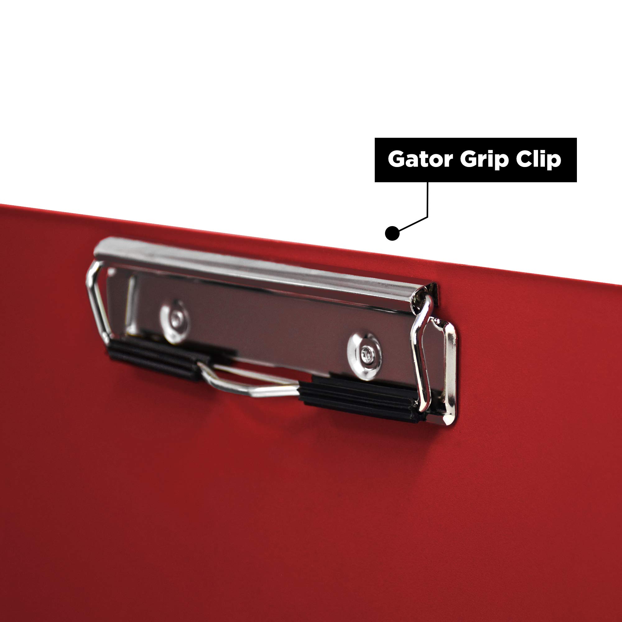 Carstens Paper Charting Toolkit with Privacy Clipboards (Set of 10), Including 5-Tab Blank Plastic Dividers, Divider Set Posts and ID Cards, Red - Image 6