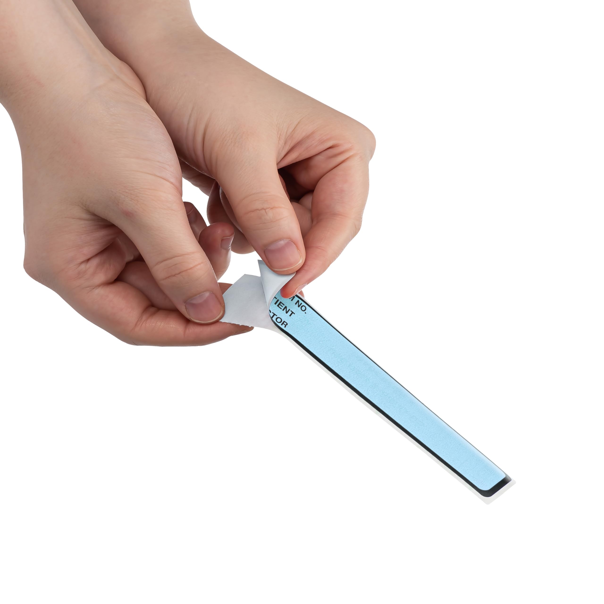 Carstens Patient I.D. Adhesive Medical Chart Labels for 1" Ring Binder Spines – Pre-Printed Sticker Labels (Room No. / Patient/Doctor), 5 3/8" x 1", Blue, Roll of 200, (8820-06) - Image 3