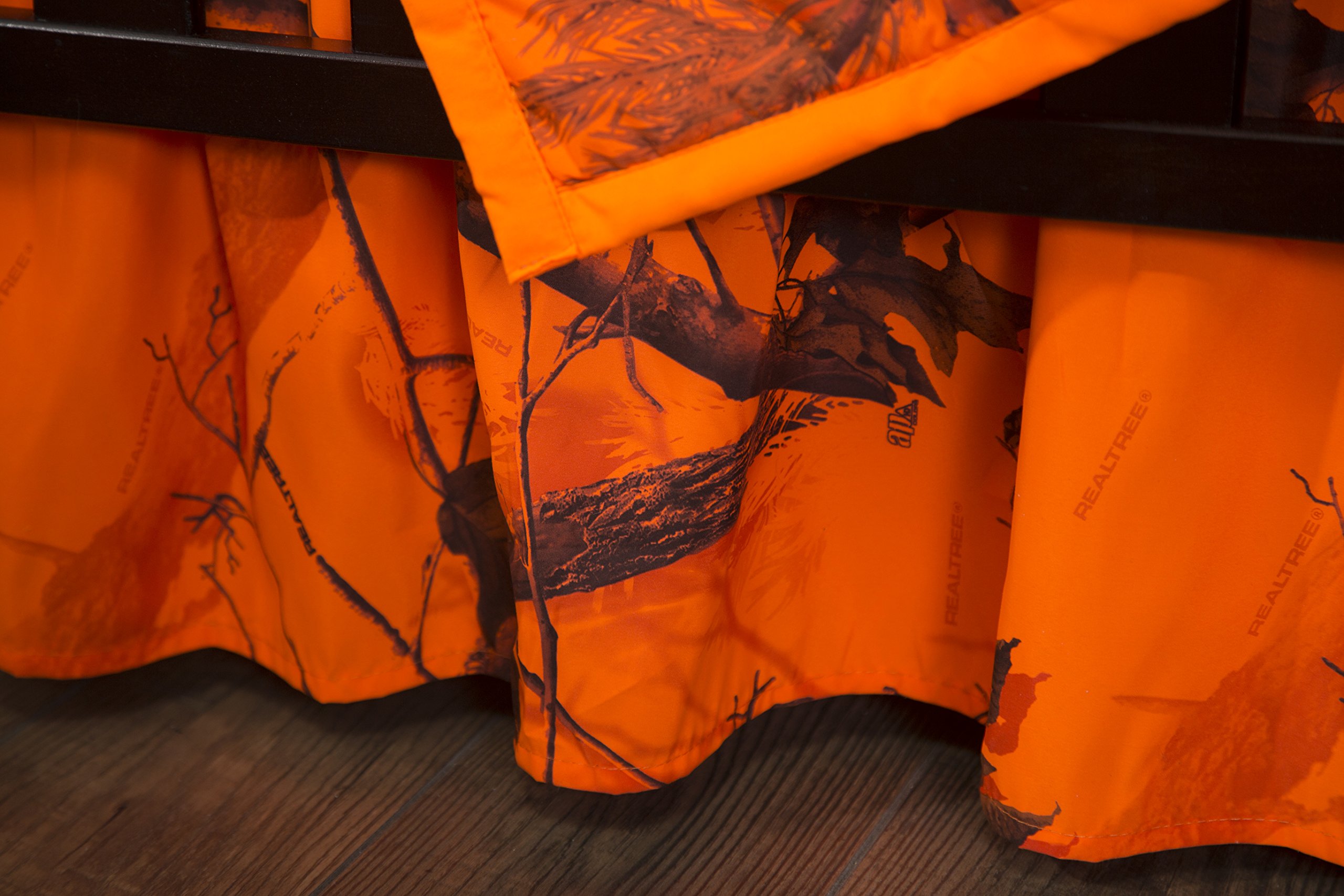 Carstens Real Tree AP Camo 3-Piece Crib Sheet Set, Orange - Image 4
